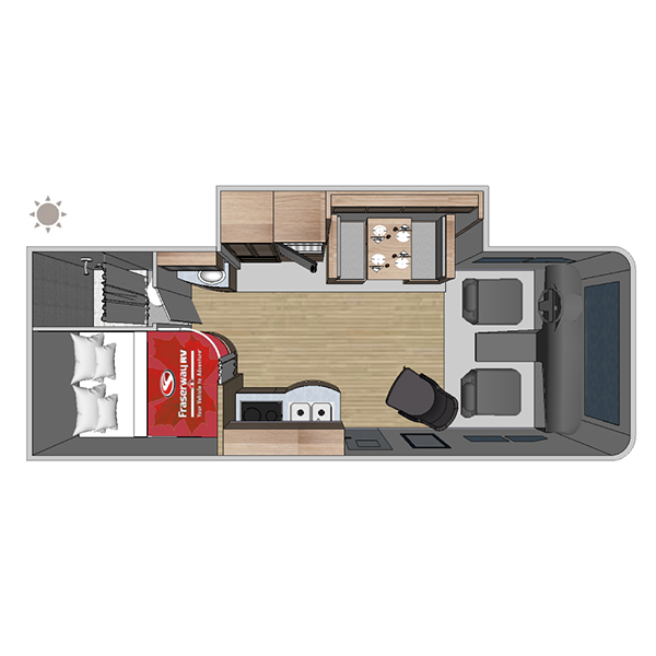 Class C Motorhome-Large (C-Large), , floor-plans-day image number 0